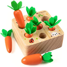  Baby Pull Carrot Set Wooden Toy