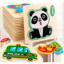  3D Puzzle Cartoon Learning Educational Toys